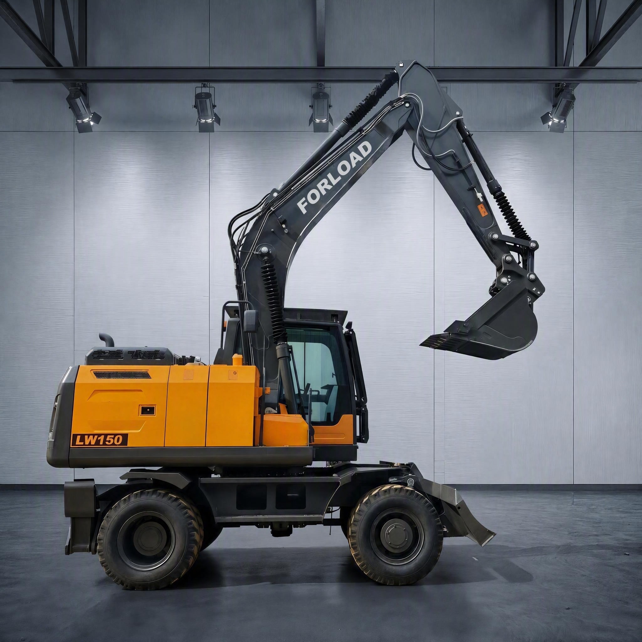 LW150 wheel excavator