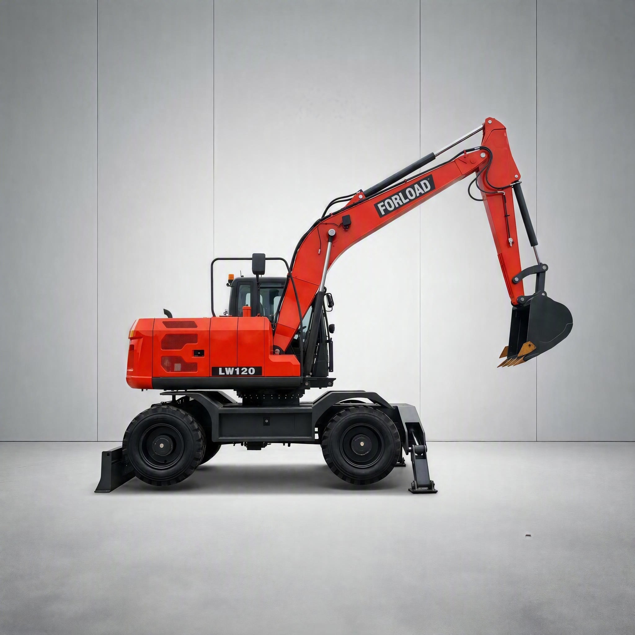 LW120 wheel excavator