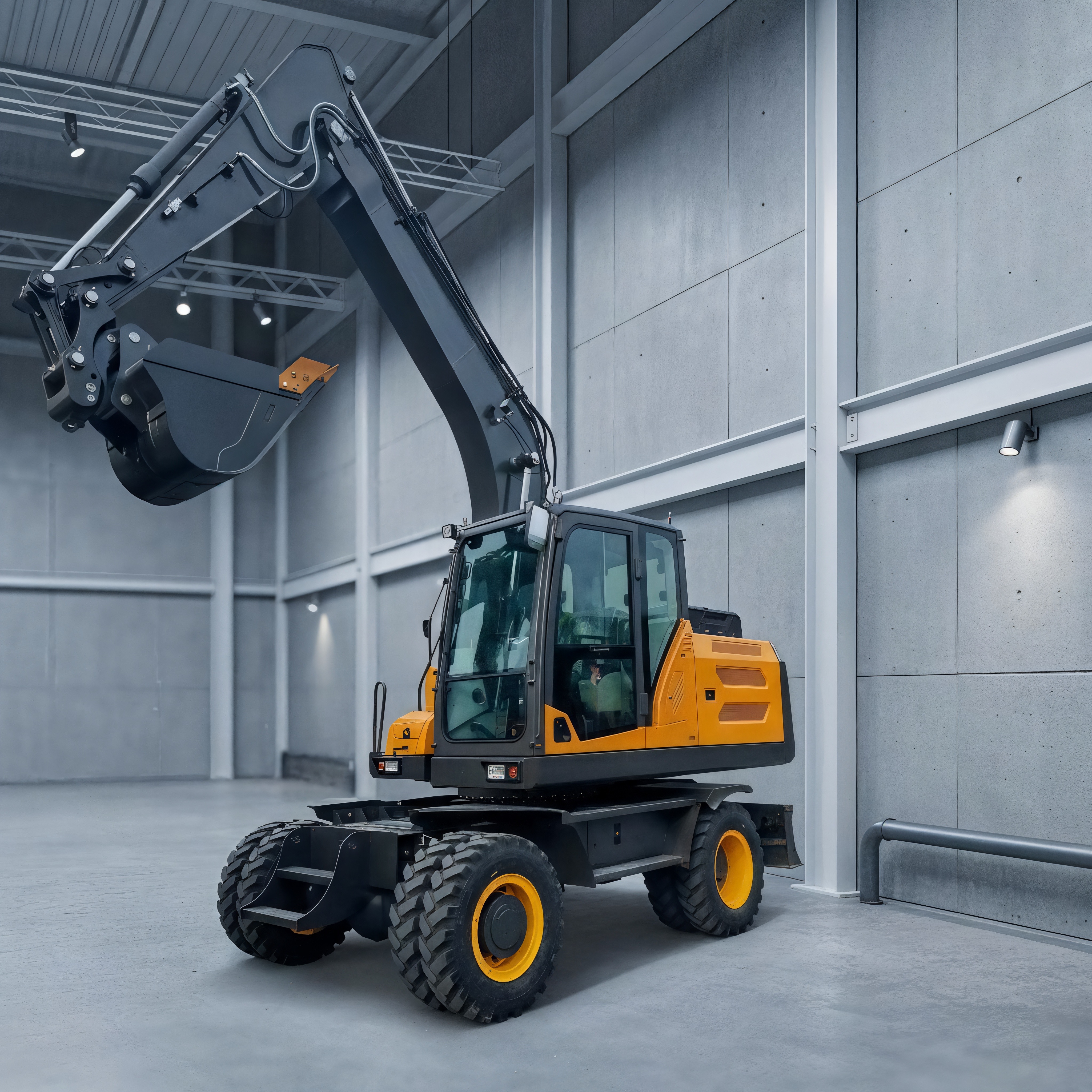 LW150 wheel excavator